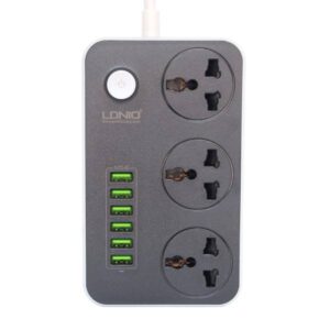 چندراهی برق و شارژر LDNIO 6USB