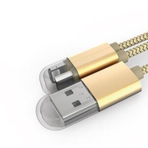 مولتی کابل LDNIO LC89 Lightning Micro USB 15CM کنفی/جاسوئیچی/پاوربانکی