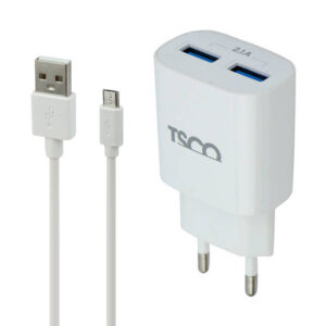 شارژر دیواری TSCO TTC 62 کابل MicroUSB