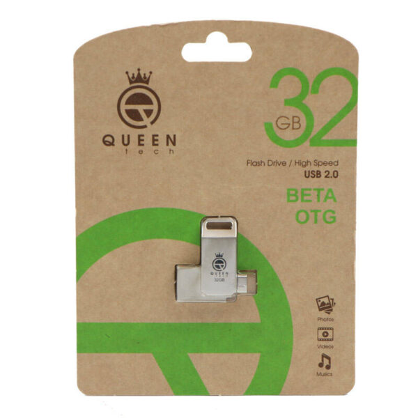 فلش QUEEN TECH 32GB OTG BETA