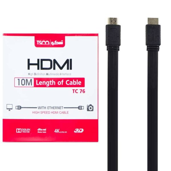 کابل TSCO TC 76 HDMI 4K 10M