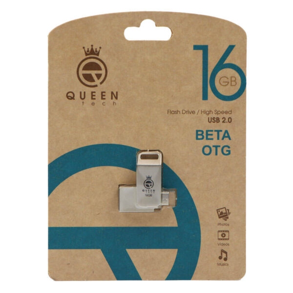 فلش QUEEN TECH 16GB OTG BETA