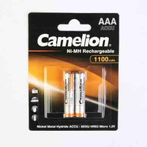 باتری نیم قلمی شارژی CAMELION NH AAA1100