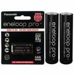 باتری نیم قلمی 2تایی PANASONIC ENELOOP PRO HR03 1.2V AAA