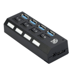 هاب X4TECH X401 4PORT USB3