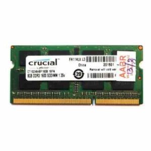 رم لپ تاپ CRUCIAL 8GB 1600 DDR3