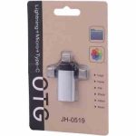 تبدیل JH 0519 OTG USB To MicroUSB / Lightning / Type C