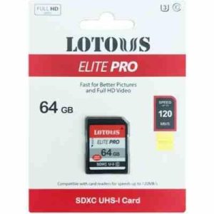 رم SD LOTOUS U3 ELITE PRO 64GB