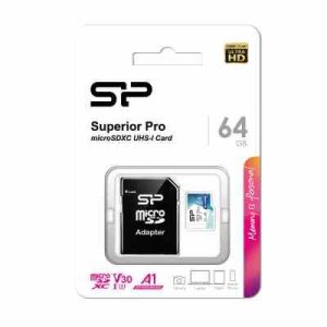 رم میکرو SILICON POWER SUPERIOR PRO A1 V30 U3 64GB 100MB/s