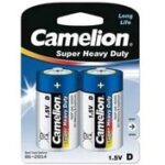 باتری بزرگ آلکالاین 2 تایی CAMELION D R20P