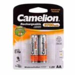 باتری دوتایی قلمی شارژی camelion 1.2v AA2700ma