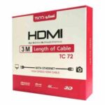 کابل TSCO HDMI TC 72 3D 3M فلت