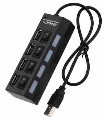 هاب کلید دار 4 PORT USB2