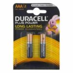 باتری نیم قلمی 2 عددی دوراسل DURACELL AAA2 PLUS