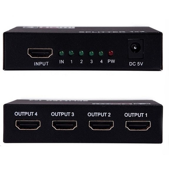 اسپلیتر 4 پورت HDMI برند D-NET