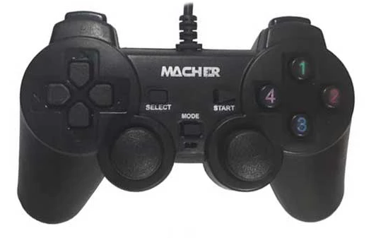 دسته بازی دوبل شوک ساده MACHER مدل MR-58