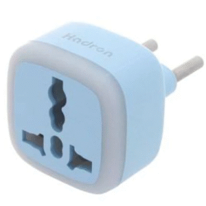 تبدیل 3 به 2 برق hadron مدل A10 ( رنگ ابی )