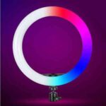 رینگ لایت پایه دار "RGB LED MJ30 13