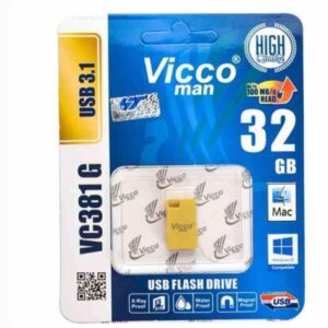 فلش VICCO مدل VC381G ظرفیت 32 گیگ USB3