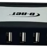 هاب 7 پورت USB2 برند D-NET با آداپتور مدل 9019