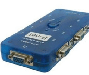 KVM سوییچ چهار پورت اتومات USB برند P-NET