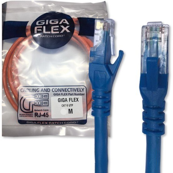 کابل شبکه CAT6 UTP متراژ 1 متر برند GIGAFLEX