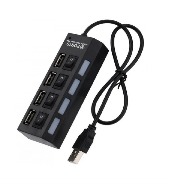 هاب کلید دار 4 PORT USB2