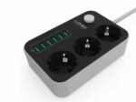 چند راهی برق LDNIO 3PORT 1.6m شارژر USB