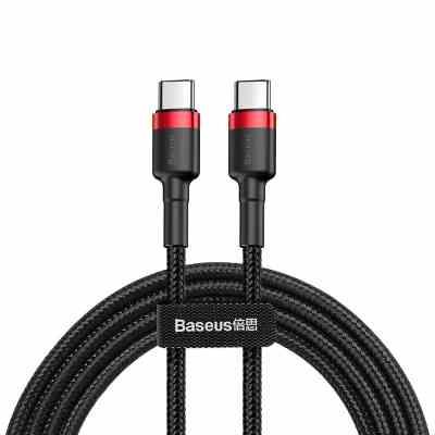 Baseus-CATKLF-HG1-QC3.0-Type-C-TO-Type-C-2m-Cable-1.jpg کابل تبدیل فست شارژ Baseus Cafule Series