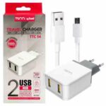 شارژر TSCO MICRO 2PORT TTC54