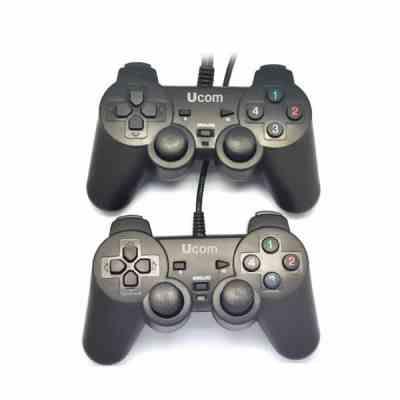 gamepad-Ucom-UC-JS704S2.jpg دسته بازی دوبل شوک دار سیمی Ucom UC-JS704S2