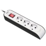 رابط 3 خانه ارتدار کلید دار پارت الکتریک کابل 3 متر