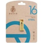 فلش QUEEN TECH 16GB STEEL