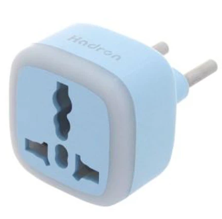 تبدیل 3 به 2 برق hadron مدل A10 ( رنگ ابی )