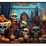 پد موس گیم طرح Skeleton سایز 80×30