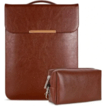 کیف کاوری چرمی لپ تاپ 12تا 14 اینچ COTECI (رنگ قهوه ای)