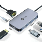 هاب 6 پورت TYPE C برند LECOO-1345H