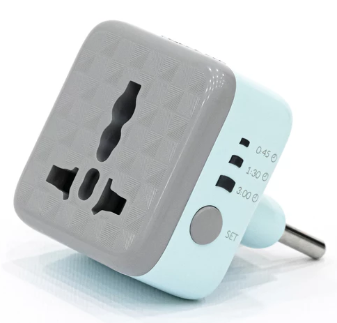 تبدیل 3 به 2 برق(محافظ) hadron مدل P103 ( رنگ ابی )