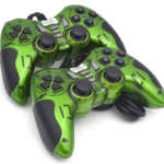 دسته بازی دوبل شوک فانتزی MACHER مدل MR61 - رنگ سبز