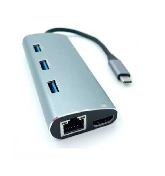 Untitled.png هاب Knet S9 USB3.0 SD HDMI/VGA JACK3.5 LAN TYPEC PD