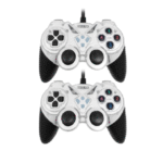 دسته بازی دوبل شوک فانتزی MACHER مدل MR62 رنگ سفید