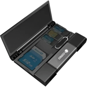 رم ریدر TYPE C & USB2 و باکس سیم کارت وحافظه
