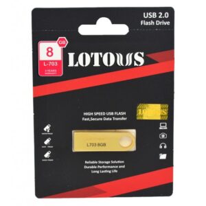 فلش 8GB گیگابایت LOTOUS L703 GOLD