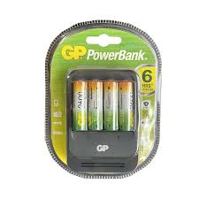 شارژر باتری 4 تایی به همراه 4عدد باتری شارژی MAH 2600