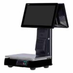 ترازو دیجیتال - پوز اسکیل نوین پرداز - رنگ مشکی - نقره ای نمایشگر دوم لمسی