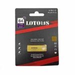 فلش 64GB گیگابایت LOTOUS L703 GOLD
