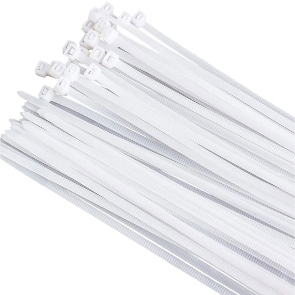 بست کمربندی 30 سانتی متر ( رنگ سفید )