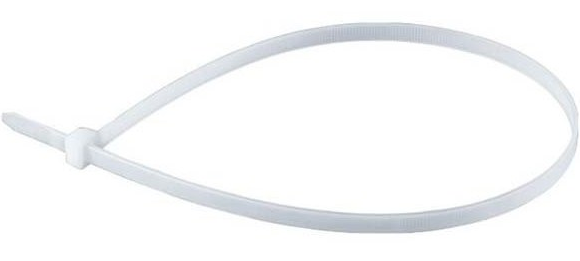 بست کمربندی 25 سانتی متر (رنگ سفید )